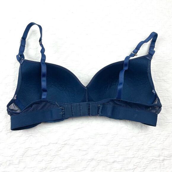 BUY 1 GET 1 FREE Secret Treasures 34B dark navy blue demi comfortable every day - Picture 9 of 9